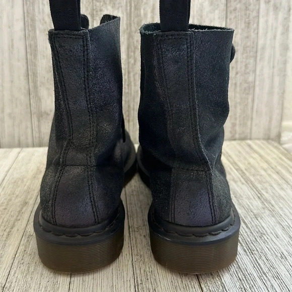 Doc Martens Pascal Metallic glitter laced up boots - Picture 5 of 8